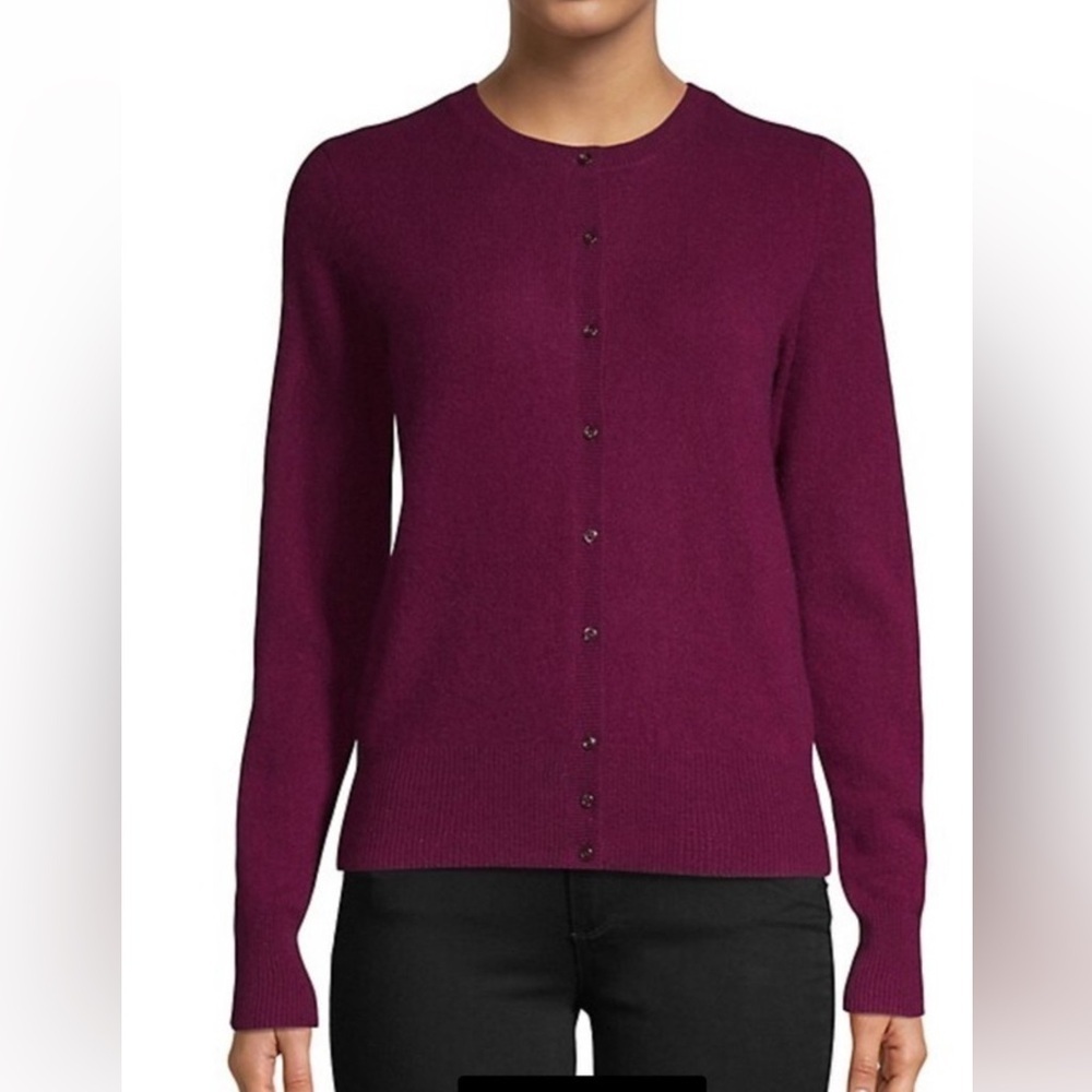 Lord & Taylor Cashmere Cardigan Sweater